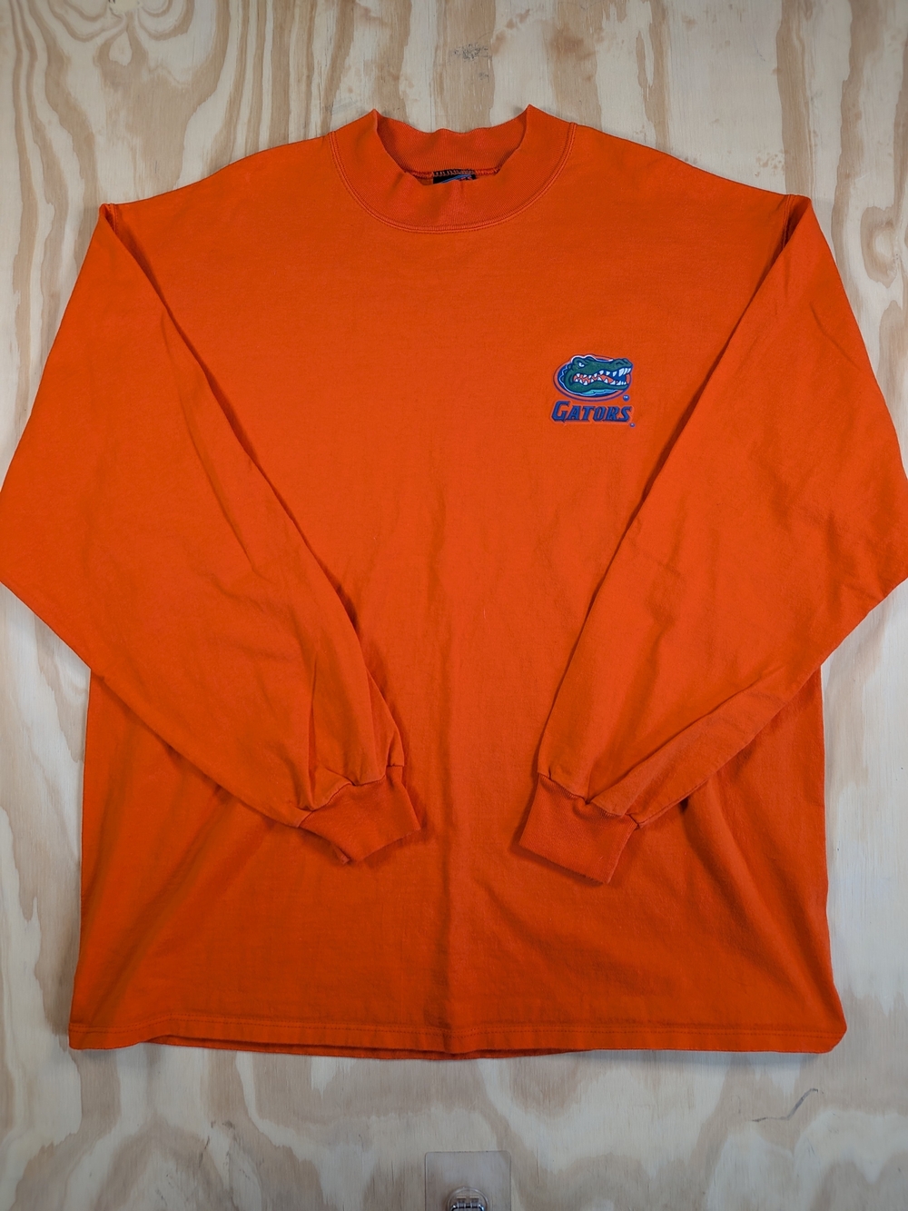 Florida Gators Orange Long-Sleeve Crewneck Tee Shirt
